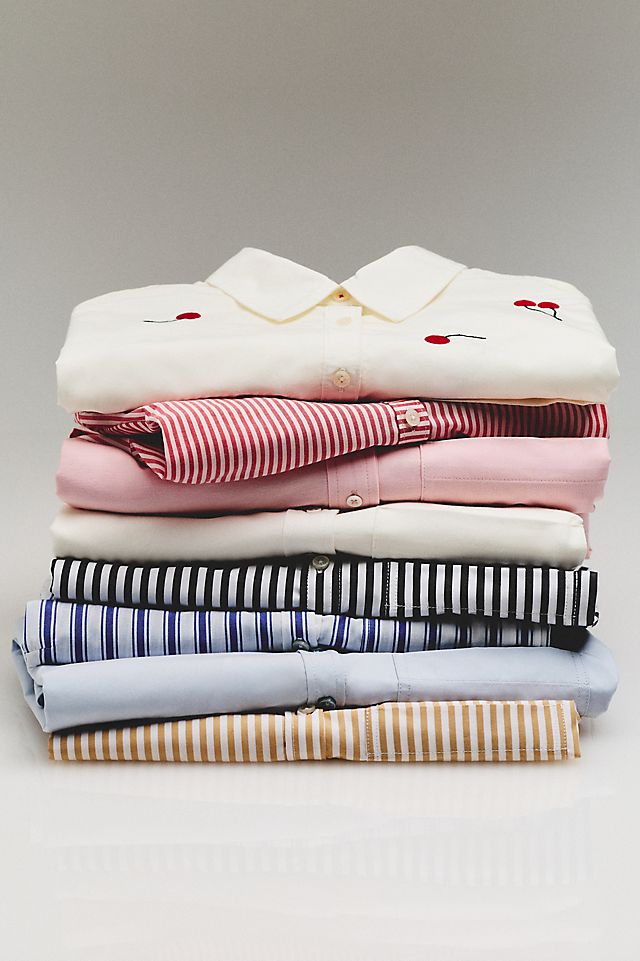 Maeve Mabel Boxy Oxford Women's Shirt