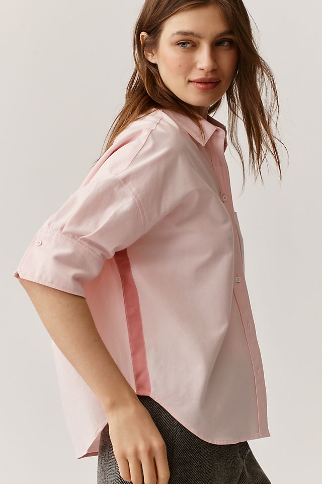 Maeve Mabel Boxy Oxford Women's Shirt