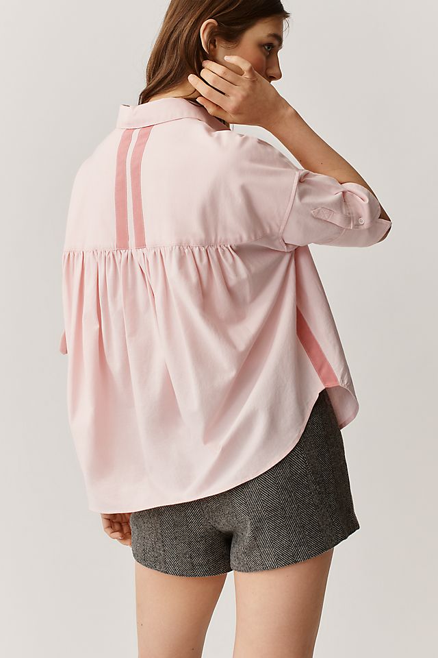 Maeve Mabel Boxy Oxford Women's Shirt