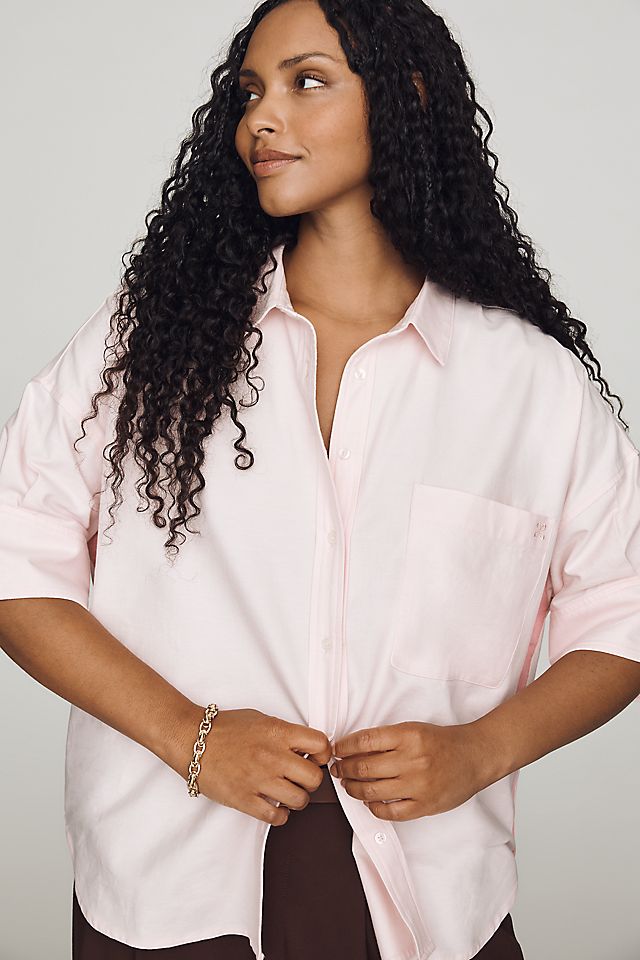 Maeve Mabel Boxy Oxford Women's Shirt