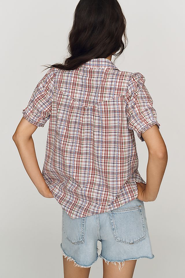 Pilcro Aly Puff-Sleeve Women's Blouse