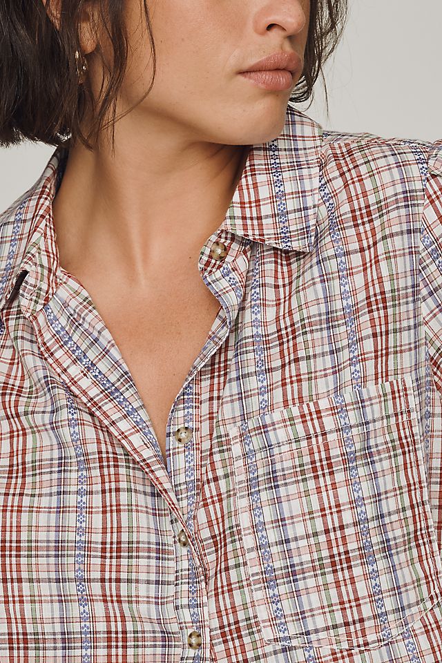 Pilcro Aly Puff-Sleeve Women's Blouse