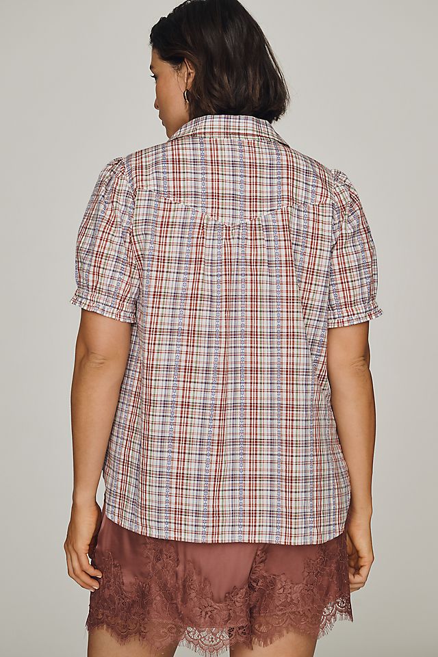 Pilcro Aly Puff-Sleeve Women's Blouse