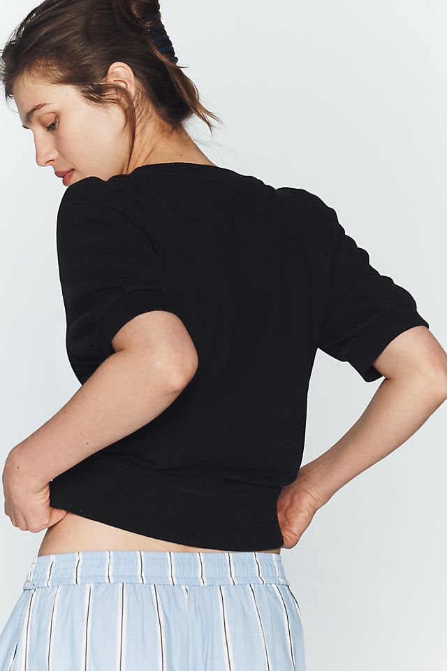 Maeve Puff-Sleeve Sweatshirt Women's Tee