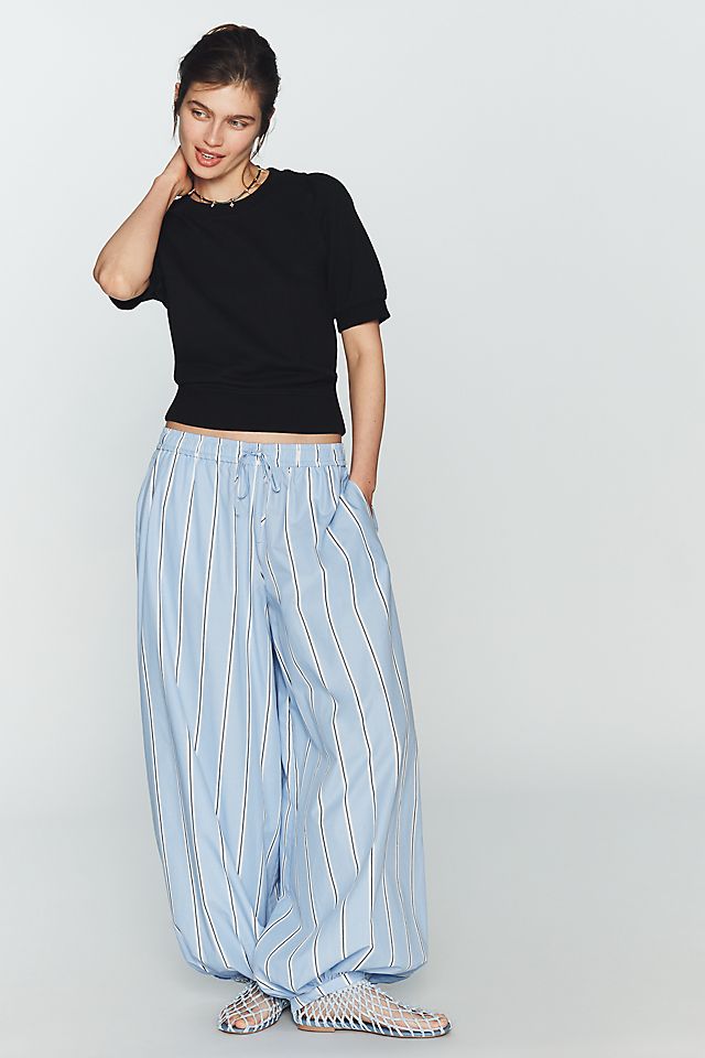 Maeve Puff-Sleeve Sweatshirt Women's Tee