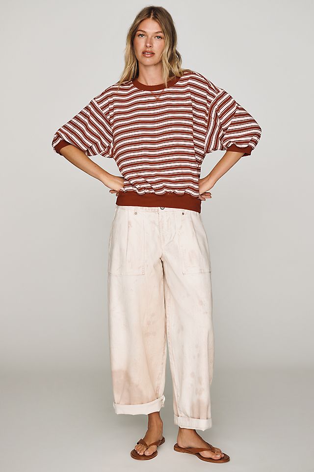 Pilcro Niki Cotton Bubble Women's Sweatshirt