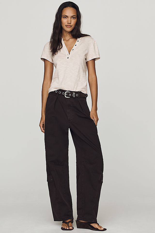 Pilcro Meadow Henley Women's Tee