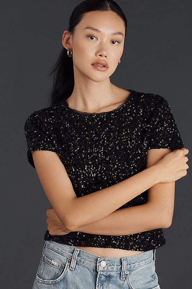 Maeve Sequin Women's Tee