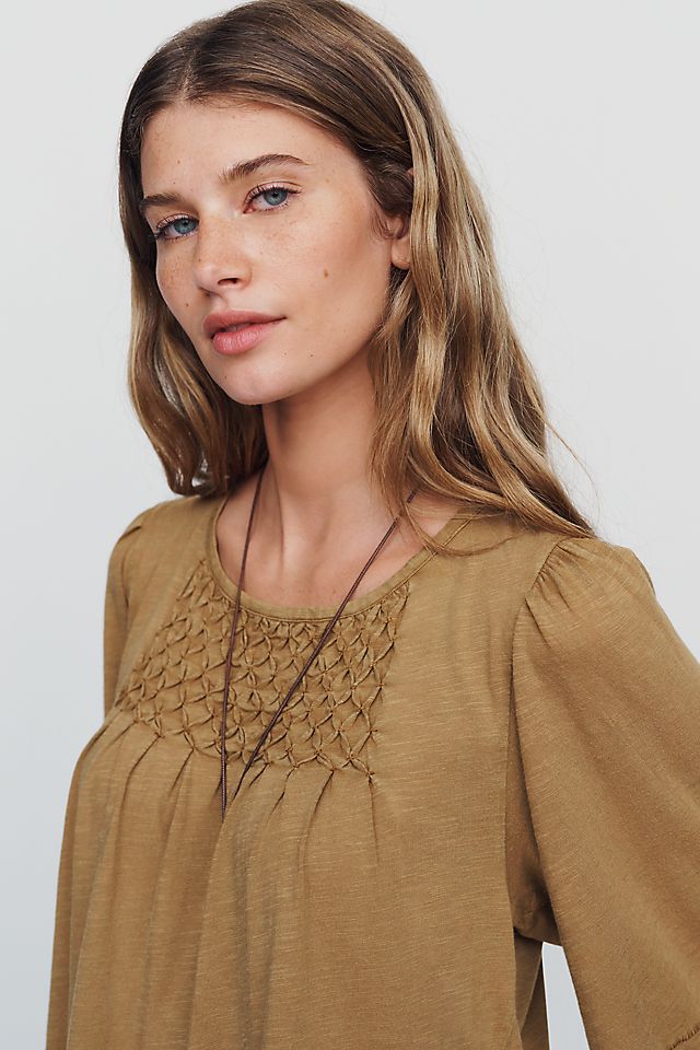 Pilcro Flutter-Sleeve Swing Women's Blouse