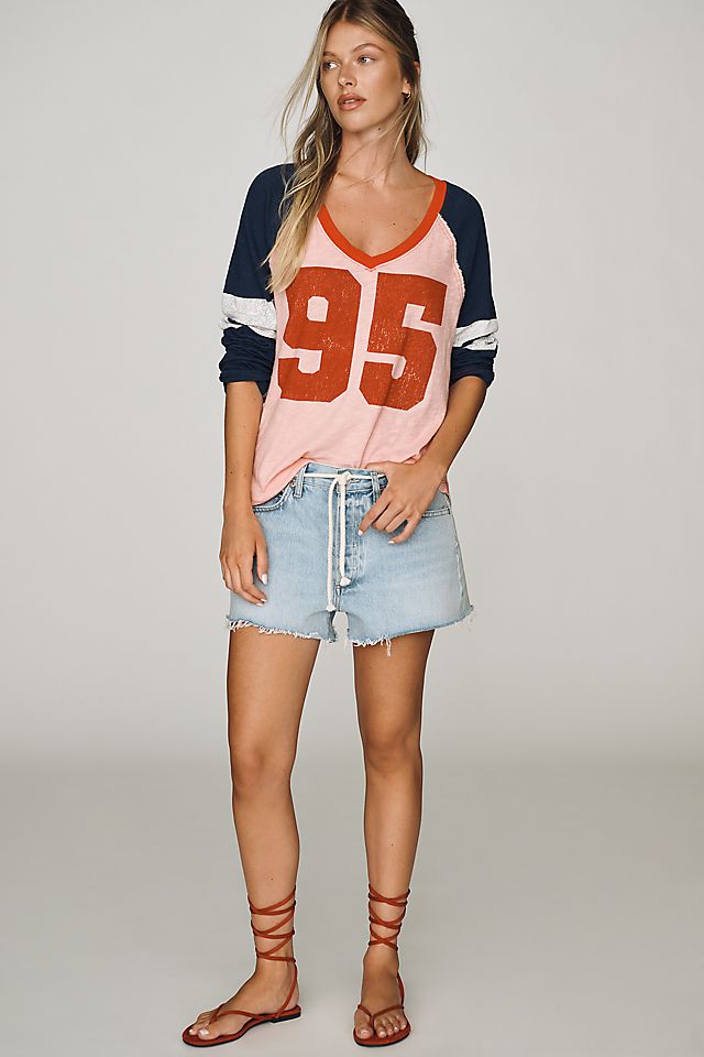 Pilcro Long-Sleeve Varsity Women's Shirt