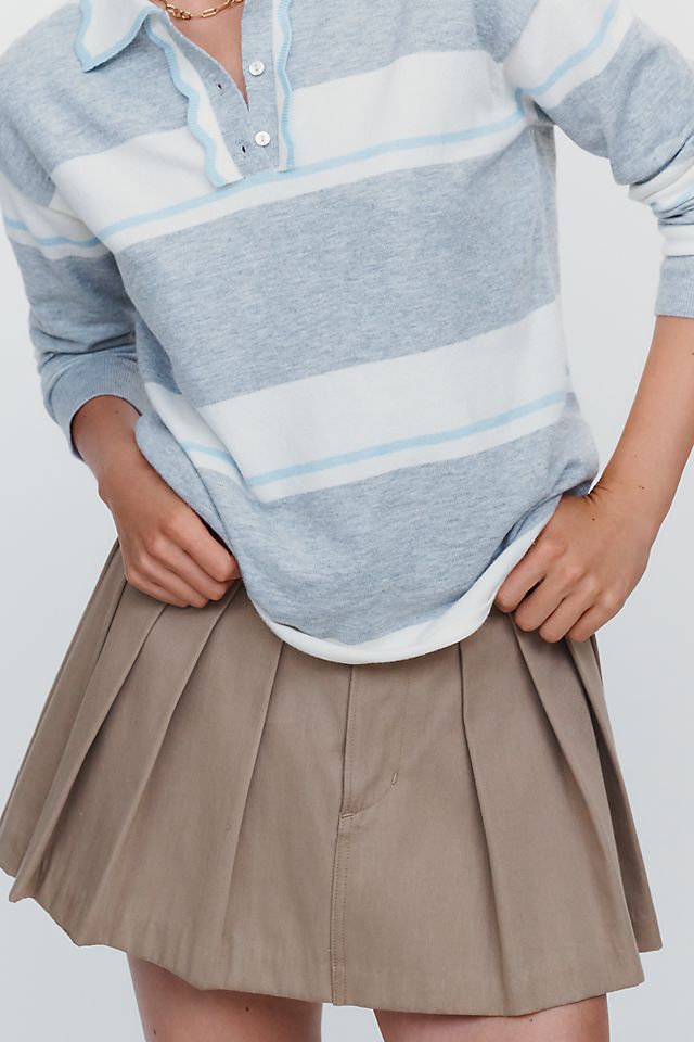 Maeve Design History Scallop-Collar Women's Sweater