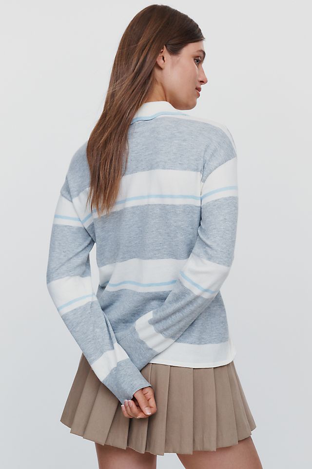 Maeve Design History Scallop-Collar Women's Sweater