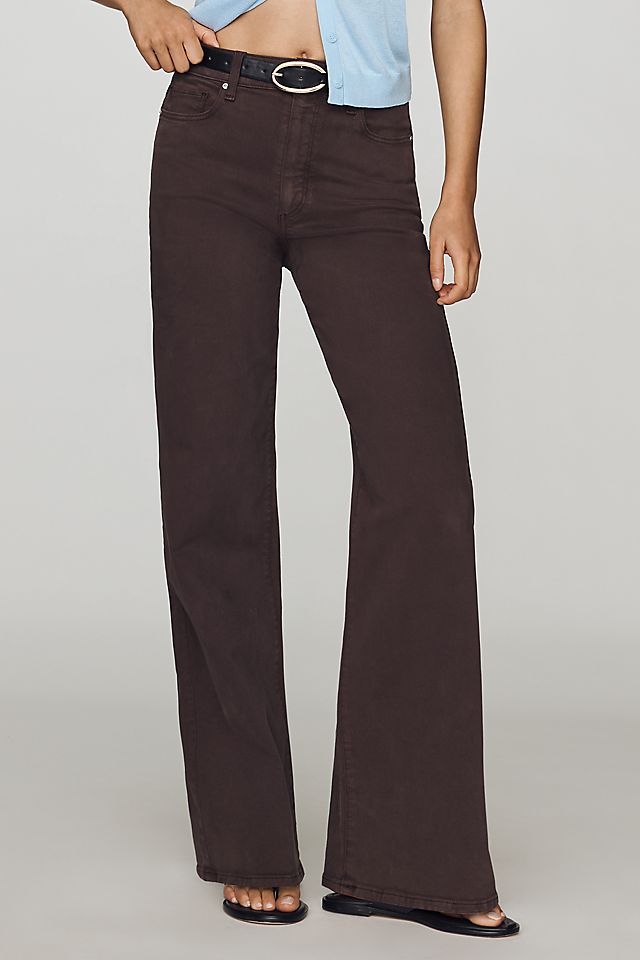 PAIGE Anessa Women's High-Rise Wide-Leg Jeans