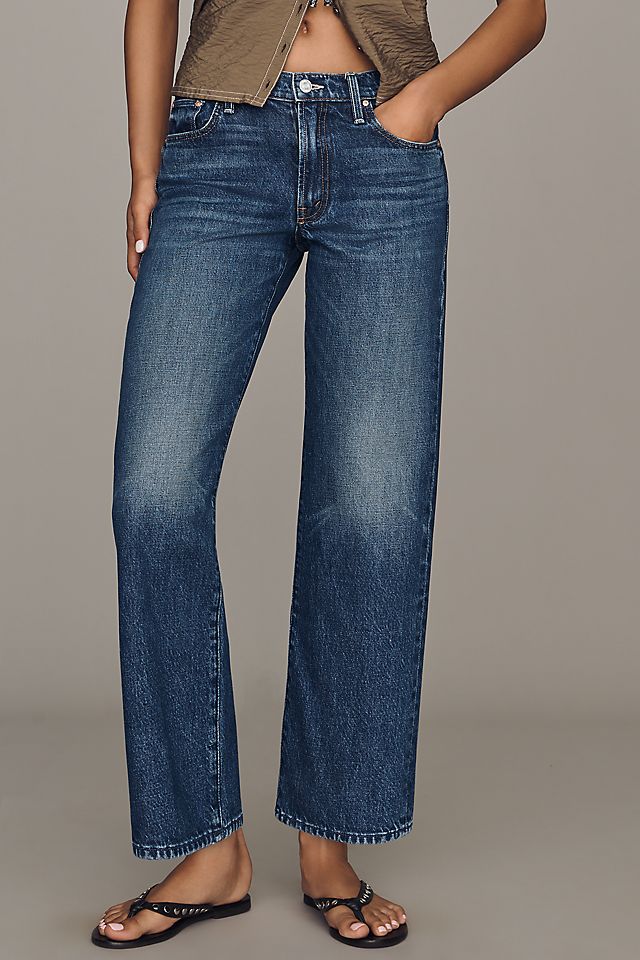 MOTHER The Rambler Mid-Rise Straight-Leg Women's Jeans