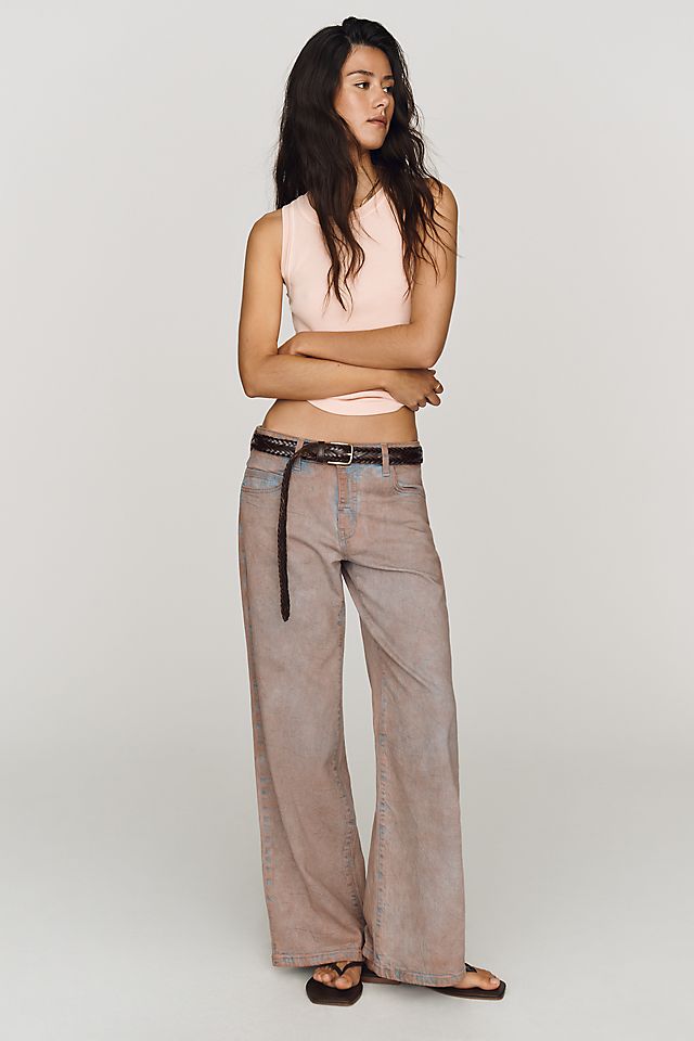 Pilcro Esme Mid-Rise Wide-Leg Women's Jeans