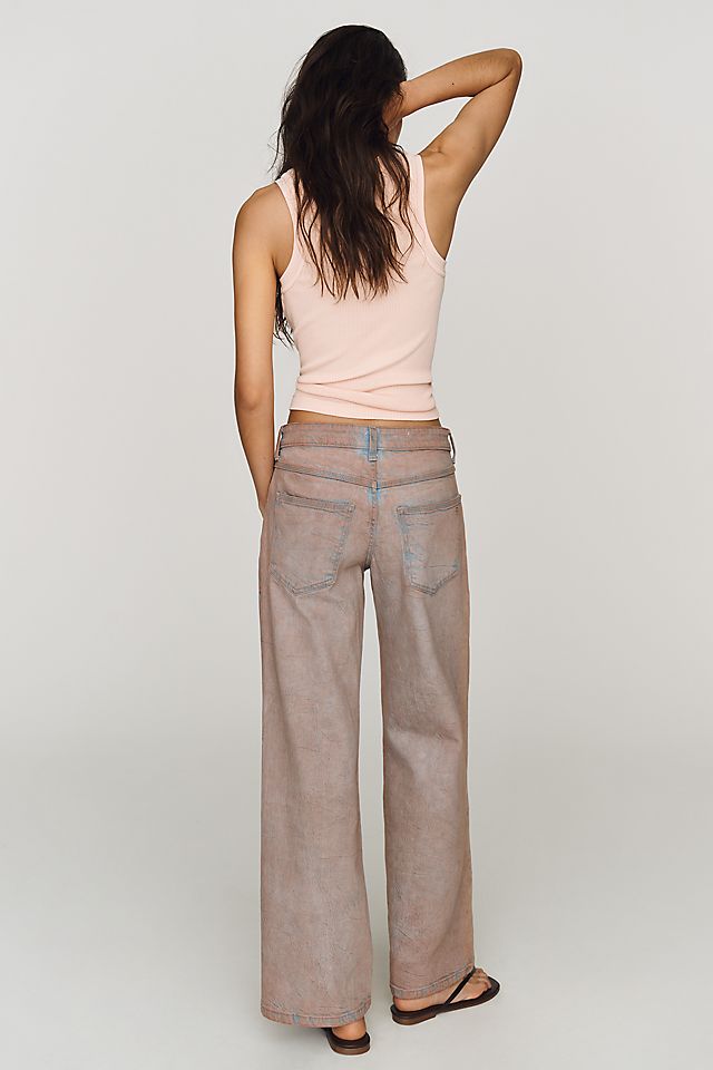 Pilcro Esme Mid-Rise Wide-Leg Women's Jeans