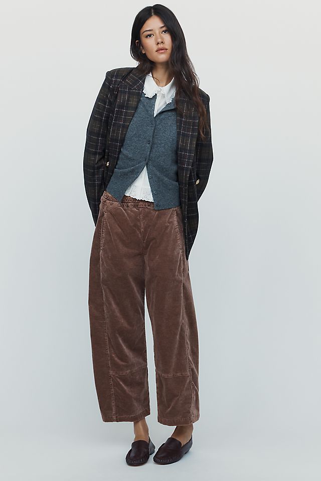 Pilcro Izzie Corduroy Pull-On Barrel Women's Pants