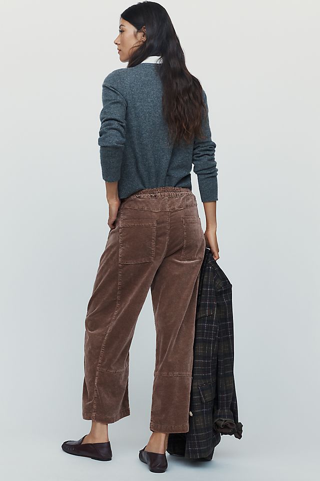 Pilcro Izzie Corduroy Pull-On Barrel Women's Pants