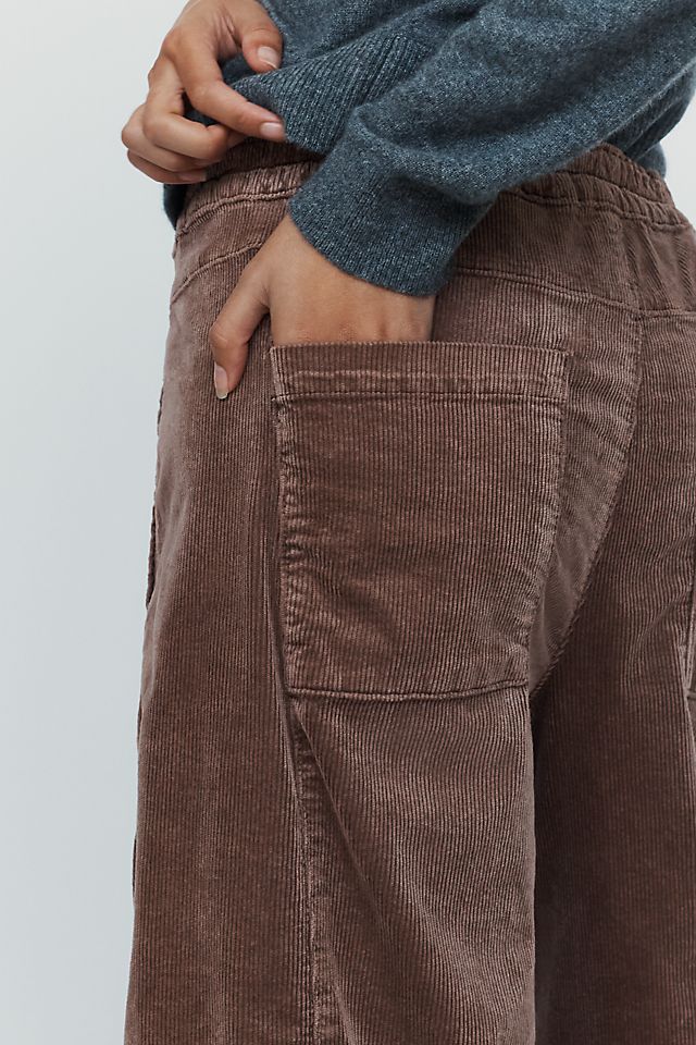 Pilcro Izzie Corduroy Pull-On Barrel Women's Pants