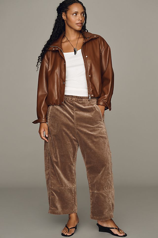 Pilcro Izzie Corduroy Pull-On Barrel Women's Pants