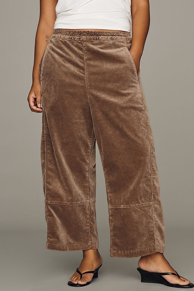 Pilcro Izzie Corduroy Pull-On Barrel Women's Pants