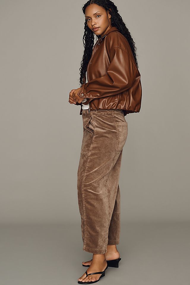 Pilcro Izzie Corduroy Pull-On Barrel Women's Pants